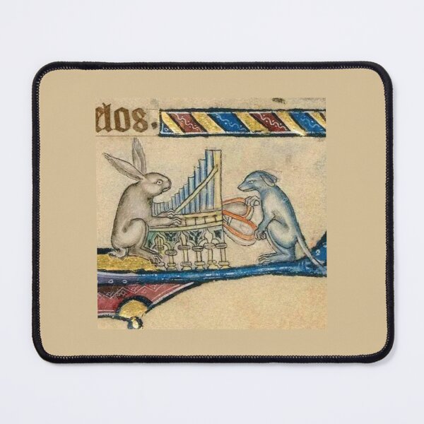 Item preview, "The Pianist and the Workman", medieval painting, 11th century AD designed and sold by PatronesKawai.