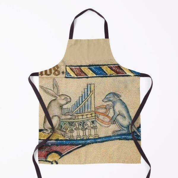 Item preview, "The Pianist and the Workman", medieval painting, 11th century AD designed and sold by PatronesKawai.