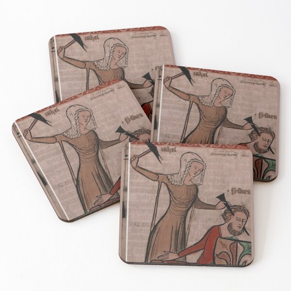 Item preview, "Then I'll cut off just the tips", medieval painting, 11th century AD designed and sold by PatronesKawai.