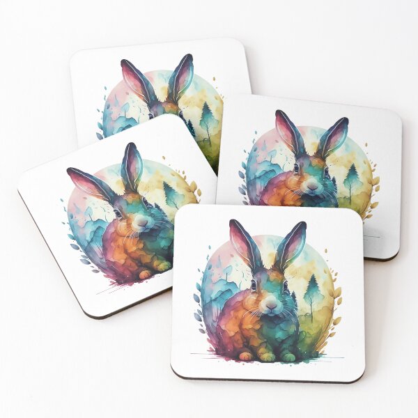 Item preview, Colorful rabbit  designed and sold by Ann Miu Deluxe.