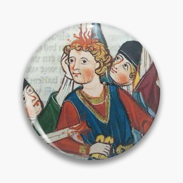 Item preview, "Hey!!, it was a practice", medieval painting 6th century AD designed and sold by PatronesKawai.
