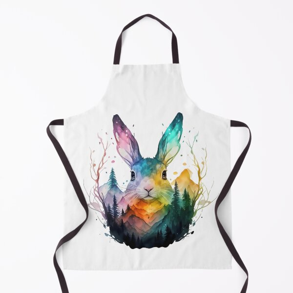Item preview, Colorful rabbit head among the mountains designed and sold by Ann Miu Deluxe.