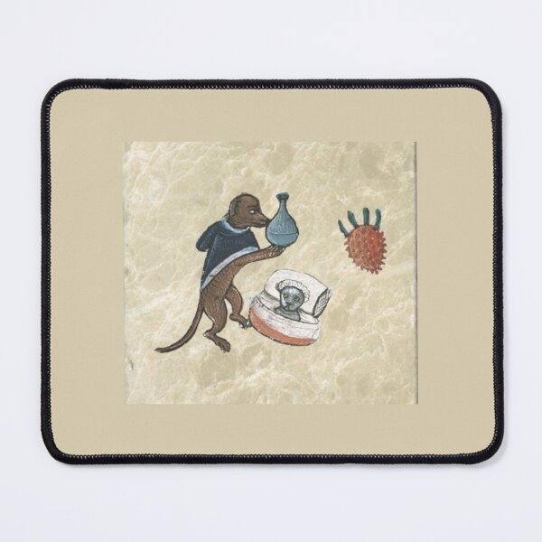 Item preview, "The Wise Dog of the Healing Arts", medieval painting, 11th century AD designed and sold by PatronesKawai.