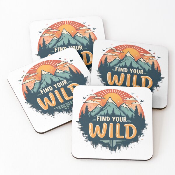 Item preview, Find Your Wild Mountain Sunrise Adventure Nature Design designed and sold by JumpJammiesTees.