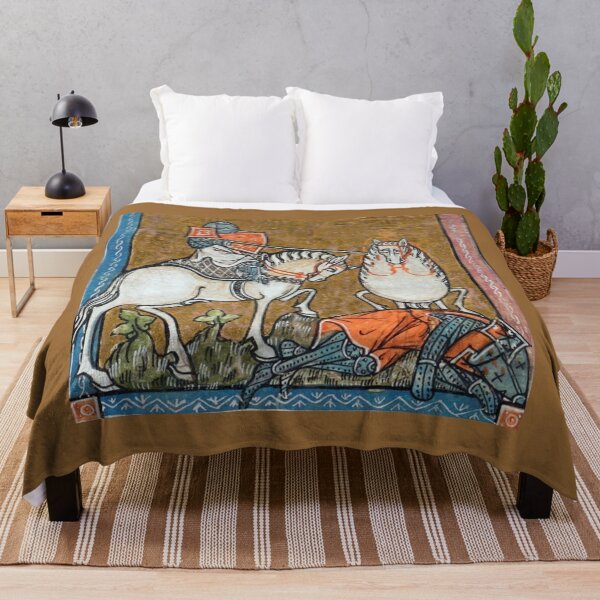 Item preview, "The Fat Horse, on its Rider" medieval painting 11th century AD designed and sold by PatronesKawai.