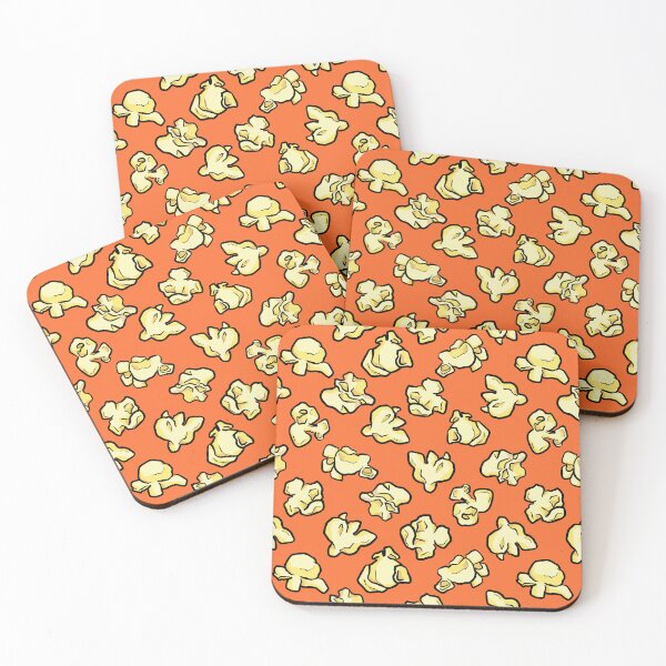 Item preview, Popcorn Art Pattern - Orange designed and sold by HappyHannahArt.