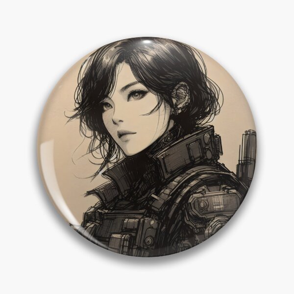 Item preview, Female soldier designed and sold by GalleryBrisArt.