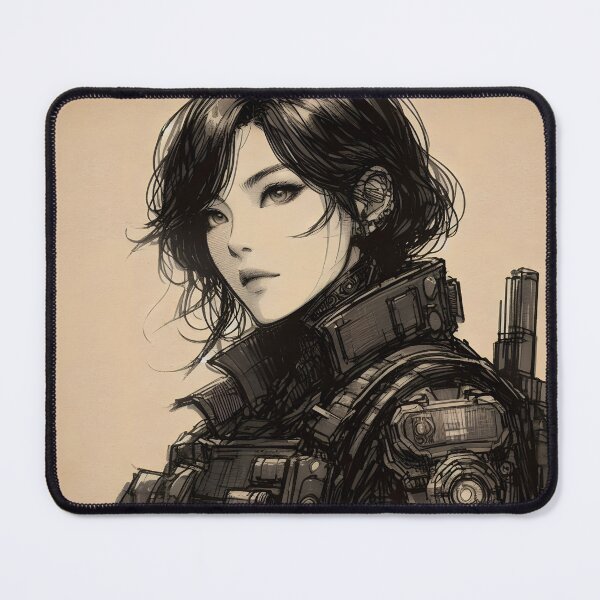 Item preview, Female soldier designed and sold by GalleryBrisArt.