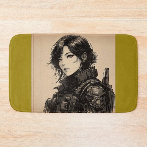 Item preview, Female soldier designed and sold by GalleryBrisArt.