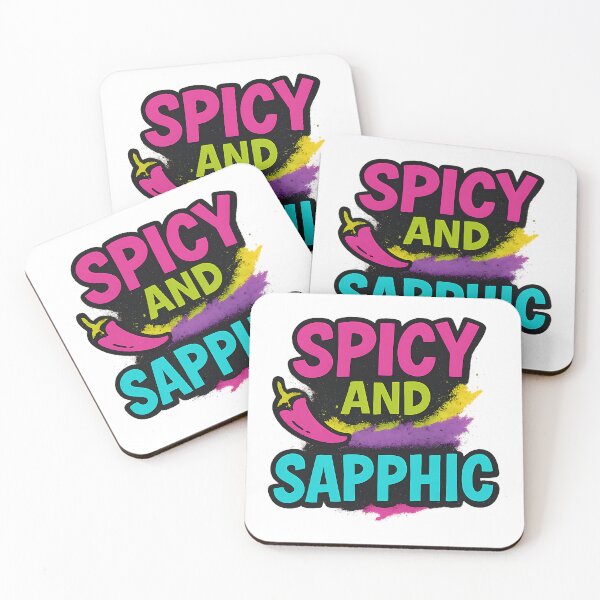 Item preview, Spicy and Sapphic – Bold Pride Art designed and sold by Haus Of Sin.