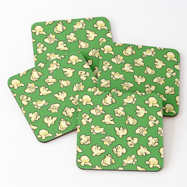 Item preview, Popcorn Art Pattern - Green designed and sold by HappyHannahArt.