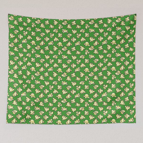 Item preview, Popcorn Art Pattern - Green designed and sold by HappyHannahArt.