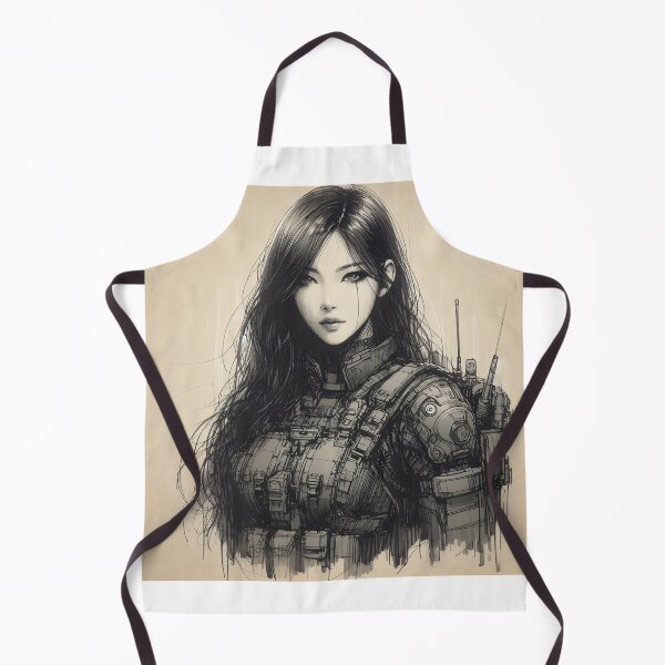 Item preview, Female soldier designed and sold by GalleryBrisArt.