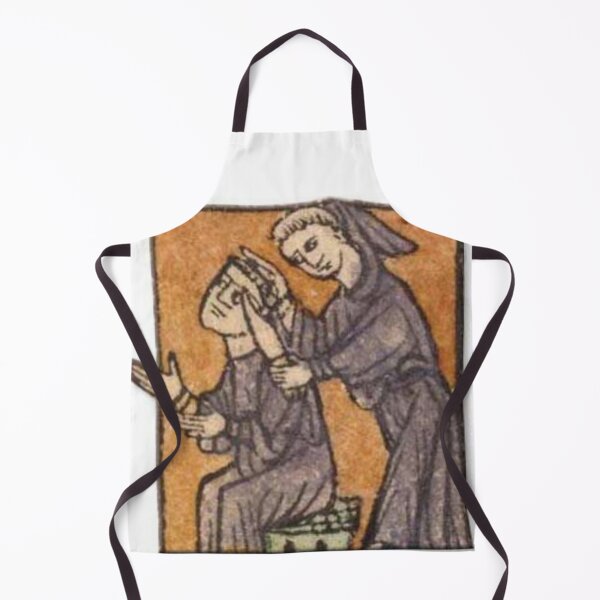 Item preview, "Clap your hands, if you are in Too Much Work", medieval painting 12th century AD designed and sold by PatronesKawai.
