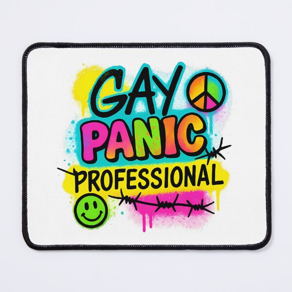 Item preview, Gay Panic Professional – Bold Graffiti Design designed and sold by Haus Of Sin.