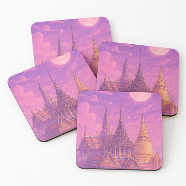 Item preview, Grand Palace Bangkok Thailand Retro Aesthetic designed and sold by Patternicity.