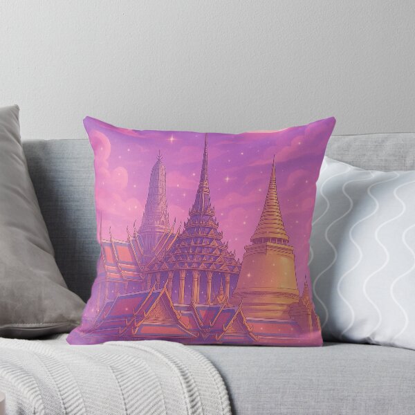 Item preview, Grand Palace Bangkok Thailand Retro Aesthetic designed and sold by Patternicity.