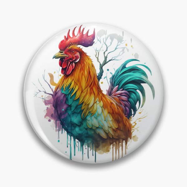 Item preview, Colorful Gallic rooster designed and sold by Ann Miu Deluxe.
