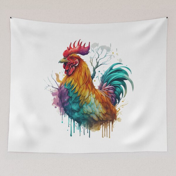 Item preview, Colorful Gallic rooster designed and sold by Ann Miu Deluxe.