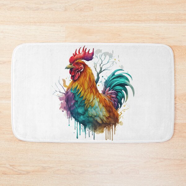Item preview, Colorful Gallic rooster designed and sold by Ann Miu Deluxe.