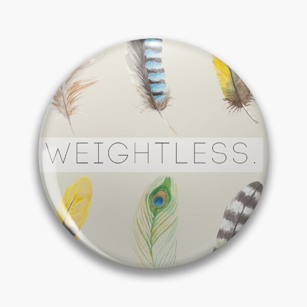 Item preview, Colorful Feathers – Watercolor Bird Art with 'Weightless' Quote designed and sold by Leaf & Layer.