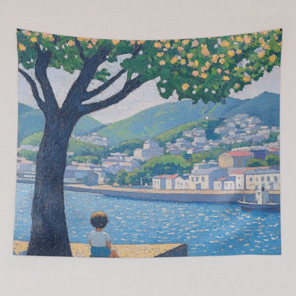 Item preview, Nagasaki | Post-impressionist painting style designed and sold by ComicsFactory.