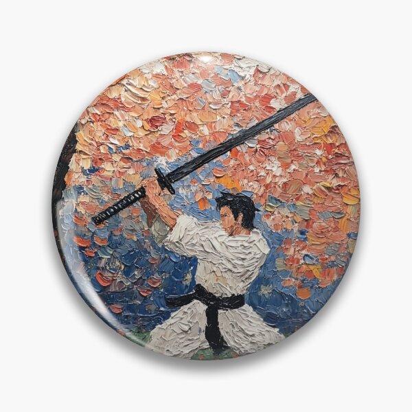 Item preview, Naginatajutsu fighter | Post-impressionist painting style designed and sold by ComicsFactory.