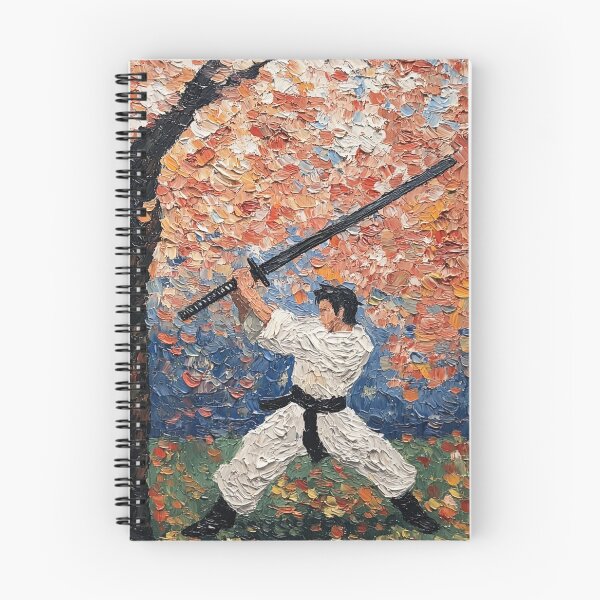 Item preview, Naginatajutsu fighter | Post-impressionist painting style designed and sold by ComicsFactory.