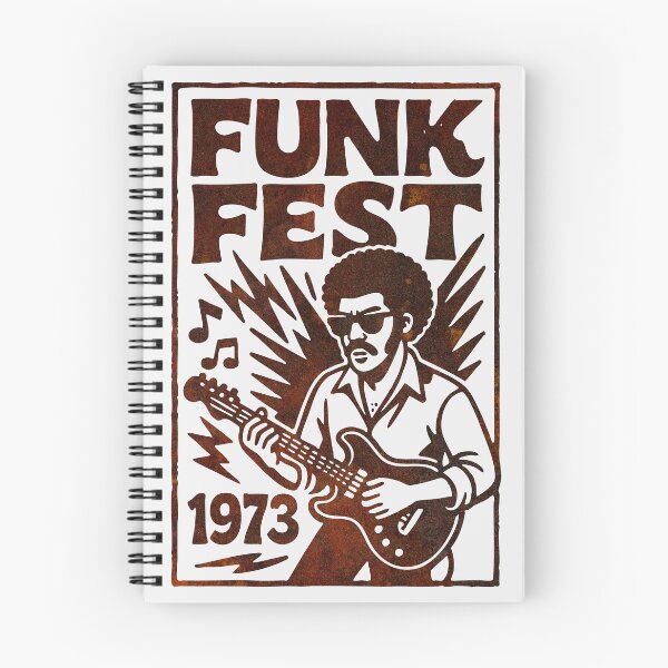 Item preview, Funk Fest 1973 Poster Rusted designed and sold by SteadyRolling.
