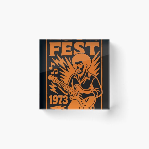 Item preview, Funk Fest 1973 Poster designed and sold by SteadyRolling.