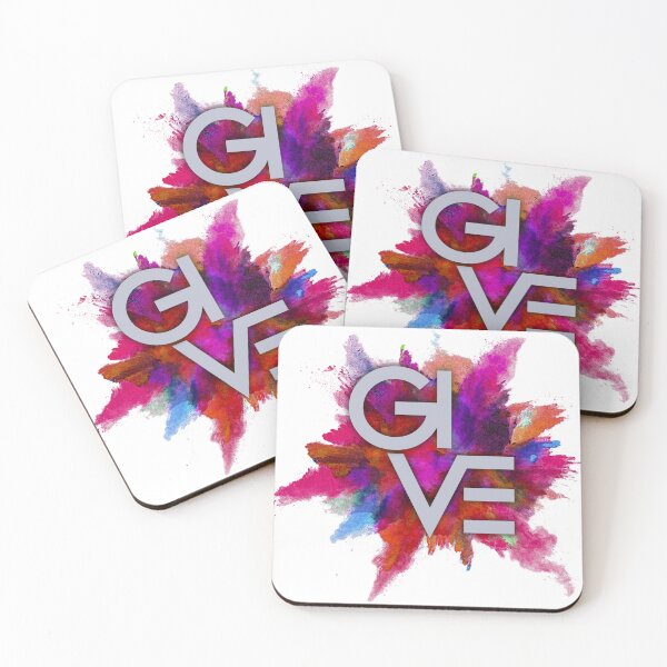 Item preview, Give In Bright Color, Trendy Cute & Simple Spiritual Aesthetic designed and sold by PUSH Proper Prints.