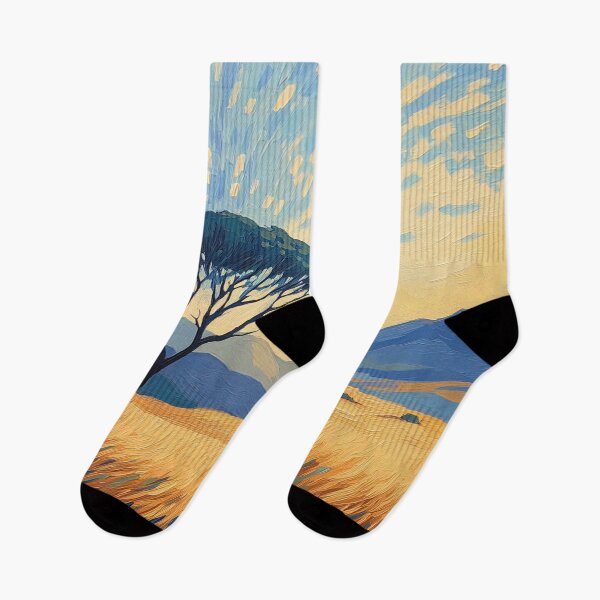 Item preview, Namibia landscape | Post-impressionist painting style designed and sold by ComicsFactory.
