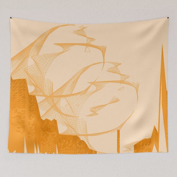 Item preview, Orange Triangle Wave designed and sold by Mary Holstege.