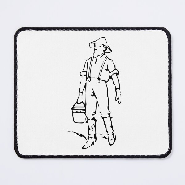 Item preview, Vintage Style Farmer with Bucket designed and sold by Jason Gunti.