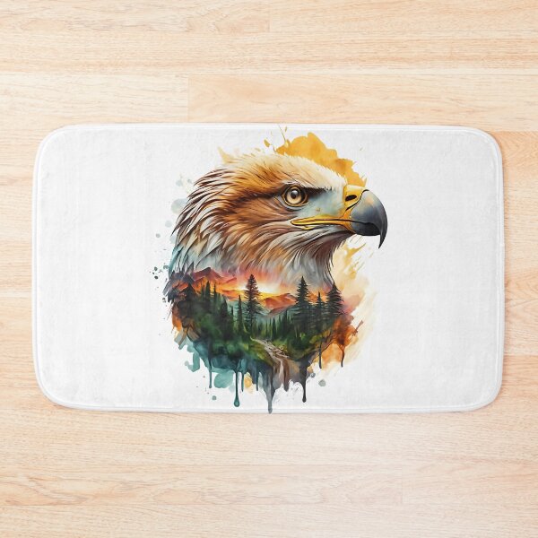 Item preview, Golden Eagle eyes locked on the horizon designed and sold by Ann Miu Deluxe.