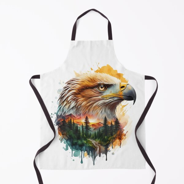 Item preview, Golden Eagle eyes locked on the horizon designed and sold by Ann Miu Deluxe.
