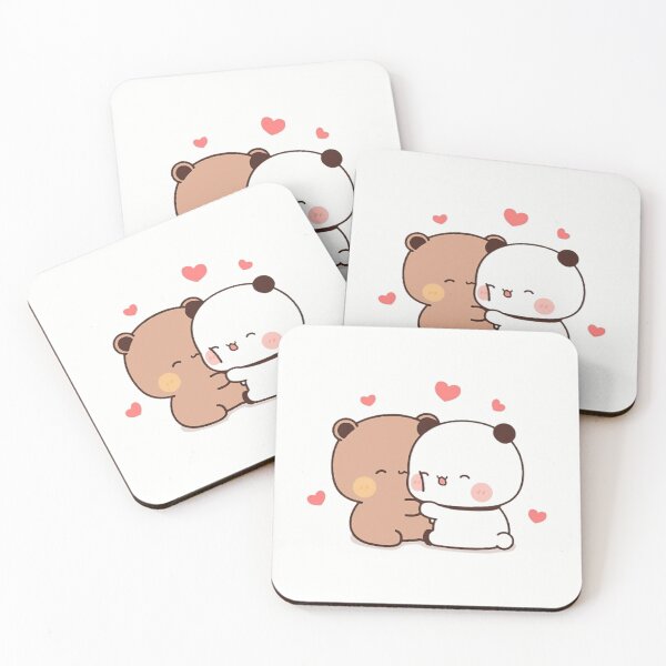 Item preview, Bubu & Dudu / Milk & Mocha / Panda and Brown in love designed and sold by katherineserr54 ⭐⭐⭐⭐⭐.