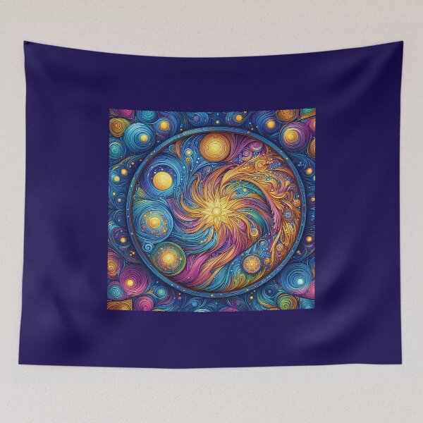 Item preview, Spiraled Cosmos designed and sold by DreamMandalas.