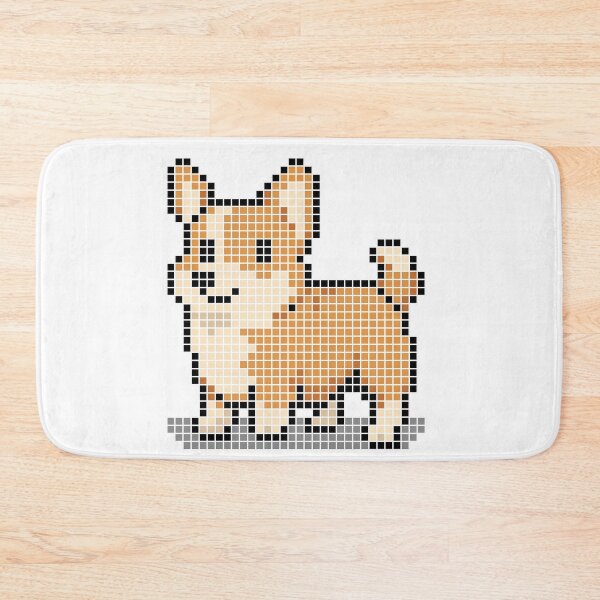 Artikelvorschau, Gepixelter Corgi entworfen und verkauft von Brain Fart Buffet.
