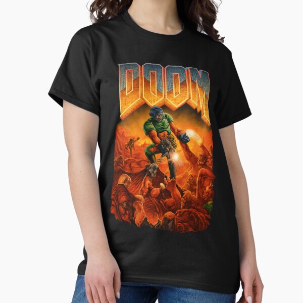 Item preview, Doom Video Game Official Logo designed and sold by Tauandesign.