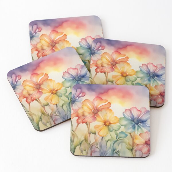 Item preview, Colorful Watercolour Flowers designed and sold by CalmnessbyChoice.