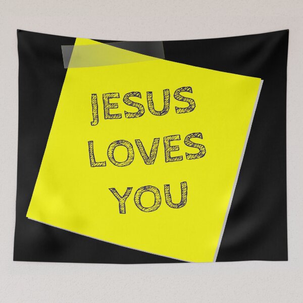 Item preview, Jesus Loves You designed and sold by Uglyandcute.