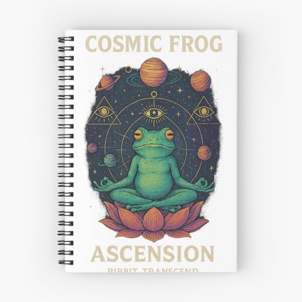 Item preview, Cosmic Frog - Ribbit. Transcend. designed and sold by ManxCatAndy.