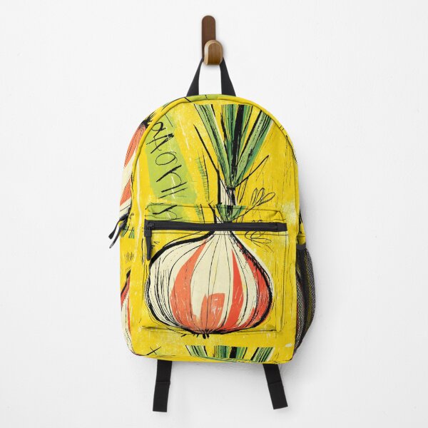 Item preview, Spice Up Your Kitchen Walls - Playful Onion Art Bursting with Color Abstract Culinary Art designed and sold by OlfactoART Studio.