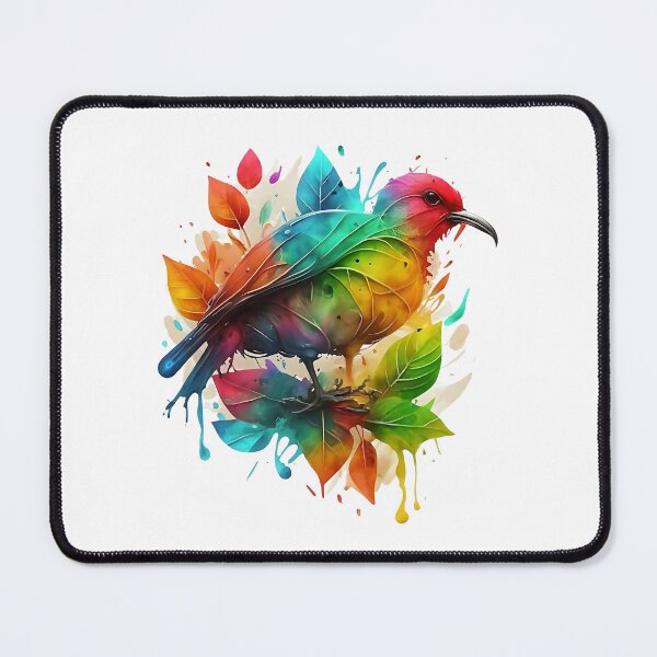 Item preview, Colorful kiwi bird, New Zealand symbol designed and sold by Ann Miu Deluxe.