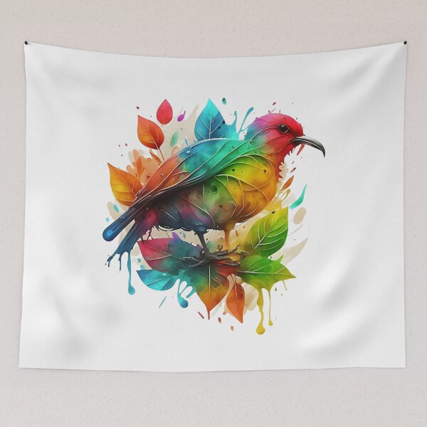Item preview, Colorful kiwi bird, New Zealand symbol designed and sold by Ann Miu Deluxe.