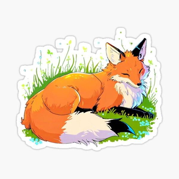 Item preview, Serenity of the Enchanted Fox designed and sold by Abracadabra92.