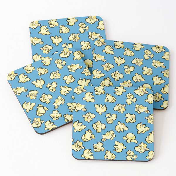 Item preview, Popcorn Art Pattern - Blue designed and sold by HappyHannahArt.