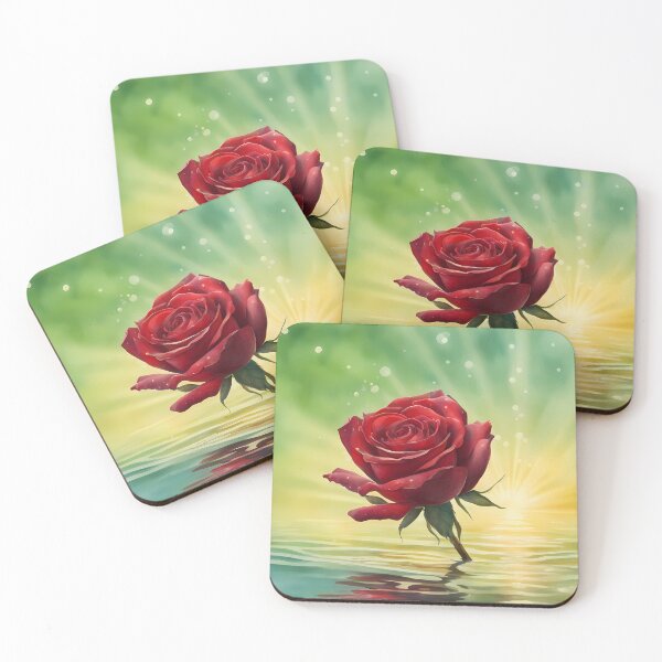 Item preview, Red Rose in Water designed and sold by CalmnessbyChoice.
