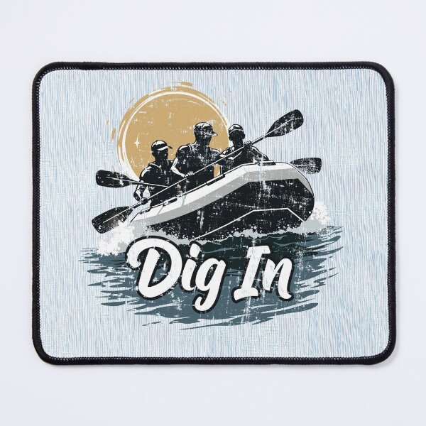 Item preview, Dig In Crew Adventure Design for Rowing Enthusiasts (distressed look) designed and sold by JumpJammiesTees.